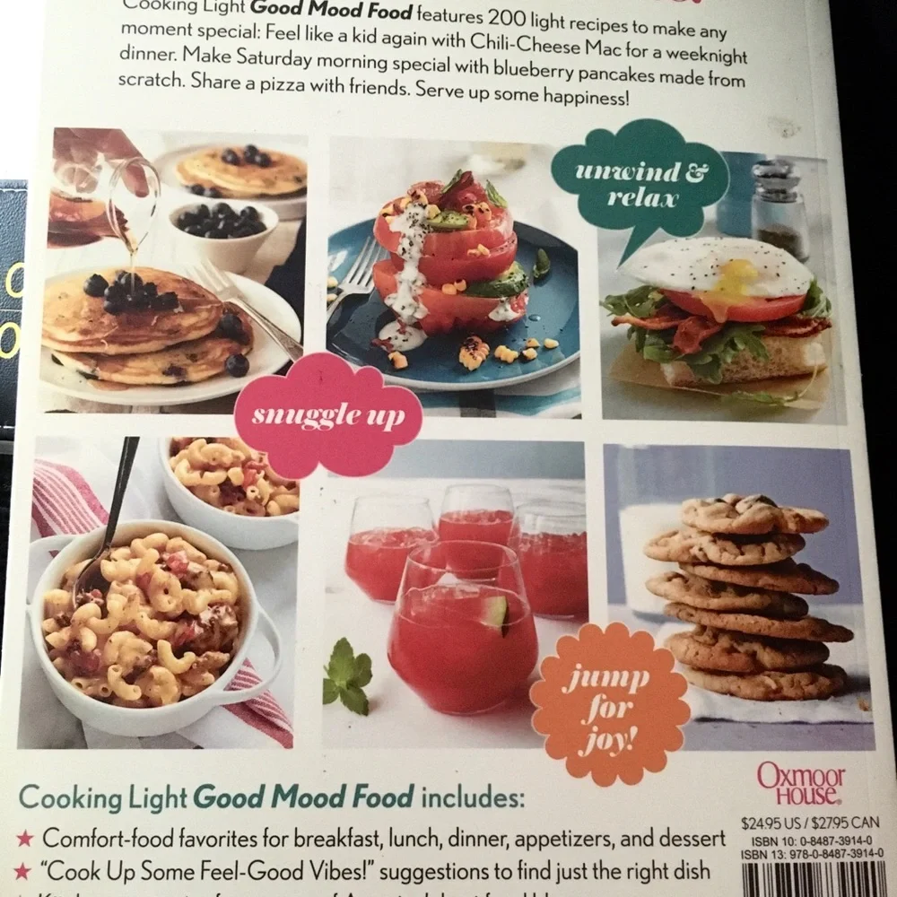 Good Mood Food Cookbook — Pink & Orange Cover